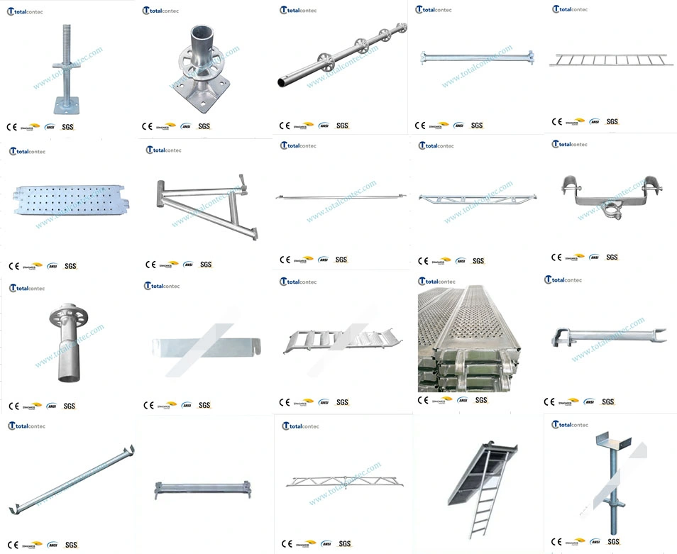 Construction Cuplock Aluminum Frame Steel System Kwikstage Ringlock Formwork Scaffold